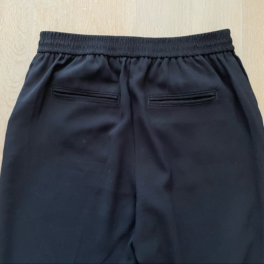 ANTHROPOLOGIE Essentials Pull-on Black High Waisted Pants - Picture 5 of 13